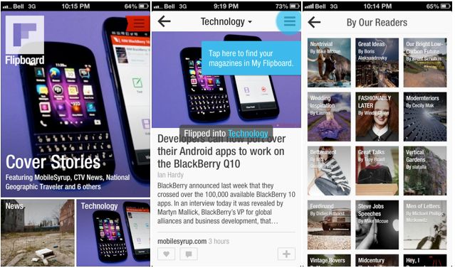 Update: Flipboard for BlackBerry 10 now available to download