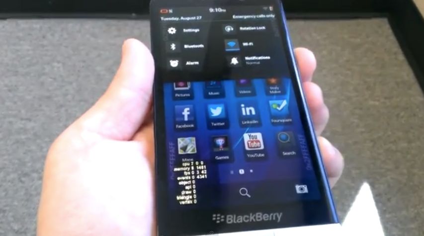 BlackBerry Z30 appears in another leaked video