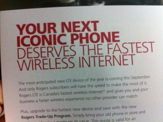 Rogers: “The most-anticipated new LTE device of the year is coming this September”