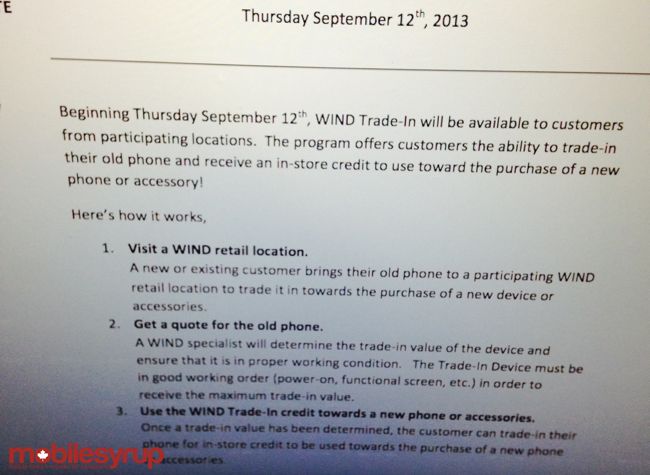 Update: WIND’s new device Trade-In program now live