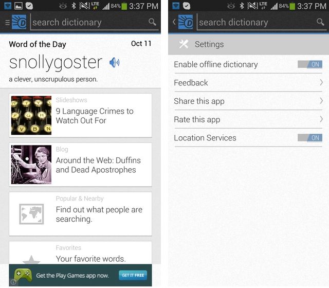 Dictionary.com for Android gains offline and translation features, seeks revenue with optional upgrade packs