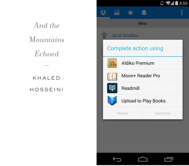 Google Play Books for Android now lets you upload PDFs and EPUBs from your device
