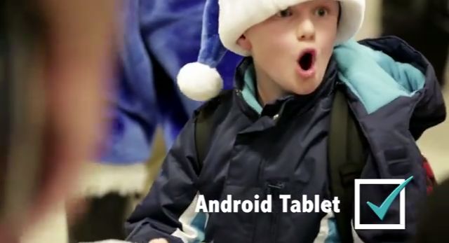 Boy scoops up free Samsung Galaxy Tab in WestJet’s awesome Christmas Miracle video