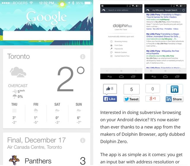 Google Search for iOS updated with full-screen browsing, iPad image search and better Maps integration