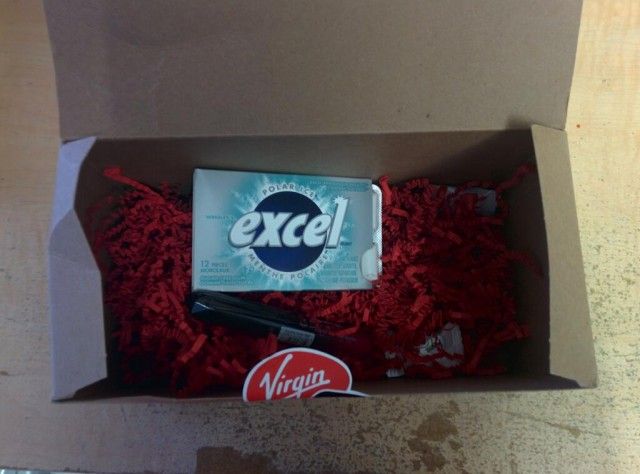 Update: Here’s a pic of the ‘Valentine’s gift pack’ that Virgin Mobile sent 500 lucky members