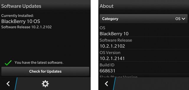 BlackBerry 10.2.1.2141 update hitting Rogers Q10 and Z10