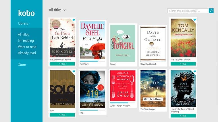 Kobo to launch Windows Phone app this spring, debuts Windows 8 app with Live Tile support