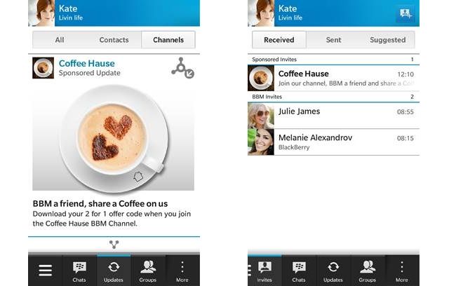 BlackBerry reveals more sponsored content details as it ramps up BBM monetization plans