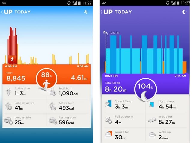 Jawbone adds UP24 support to its Android app in version 3.0
