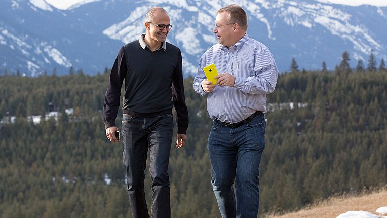 Stephen Elop Satya Nadella Microsoft