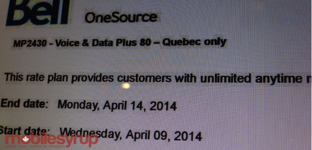 Bell launches Quebec-only $80/month plan with Unlimited calling, texts and 4GB data