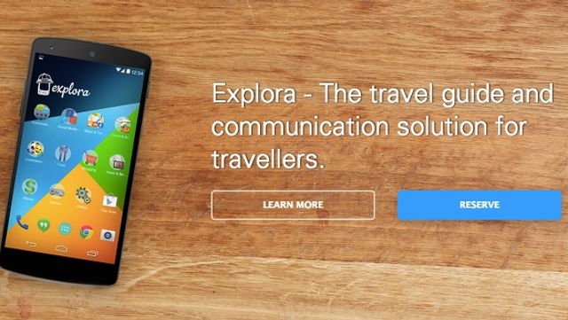 Explora smartphone rental