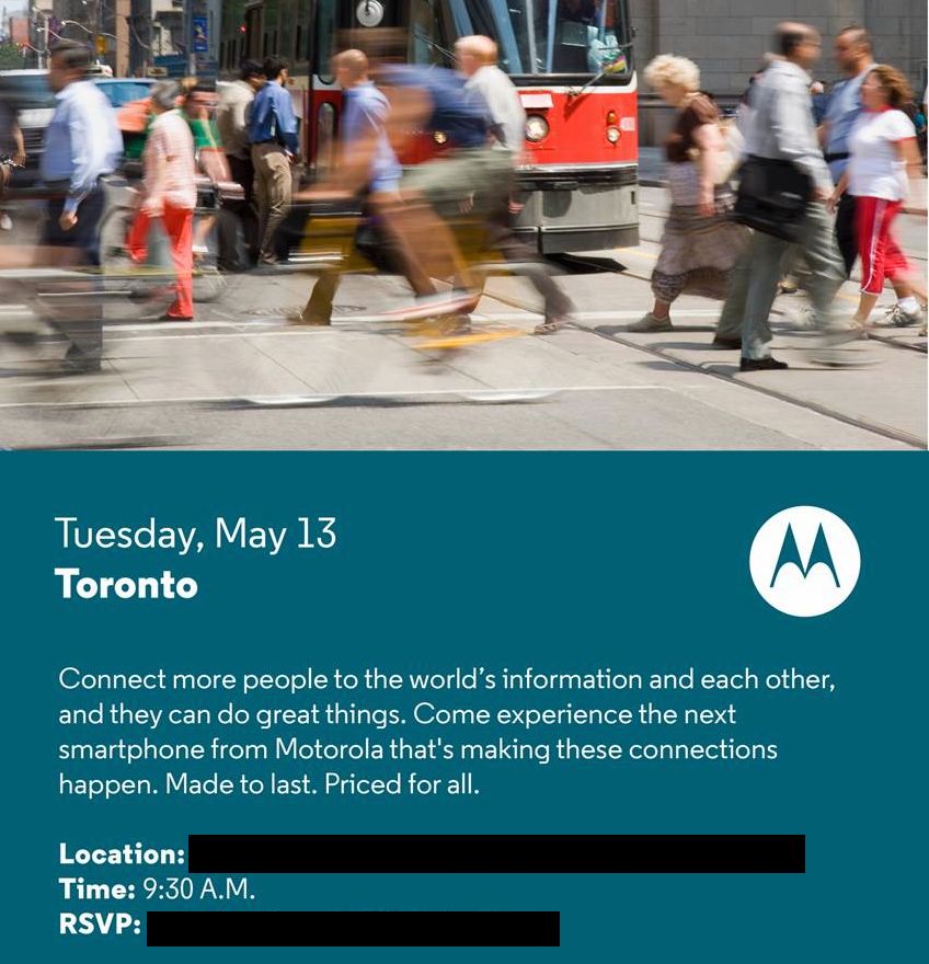 Motorola sends out press invites for May 13th product announcement