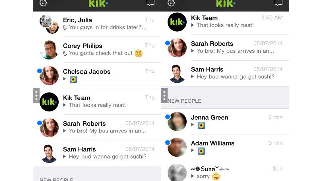 Kik messenger New People