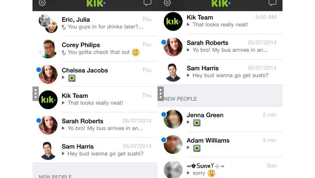 Kik messenger New People