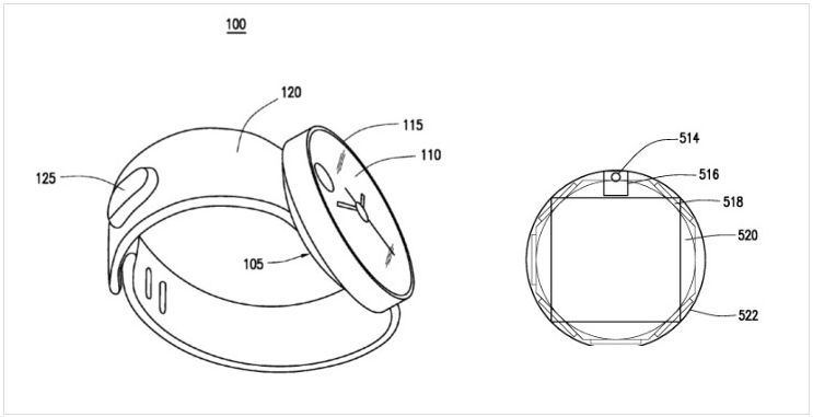Samsung patent filing shows circular smartwatch that has ability to detach and become a necklace