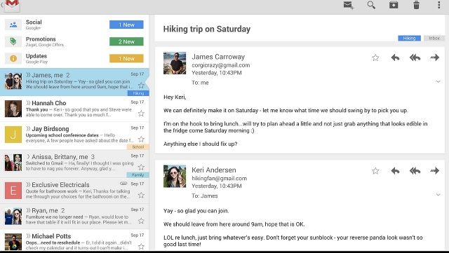 Gmail app for Android