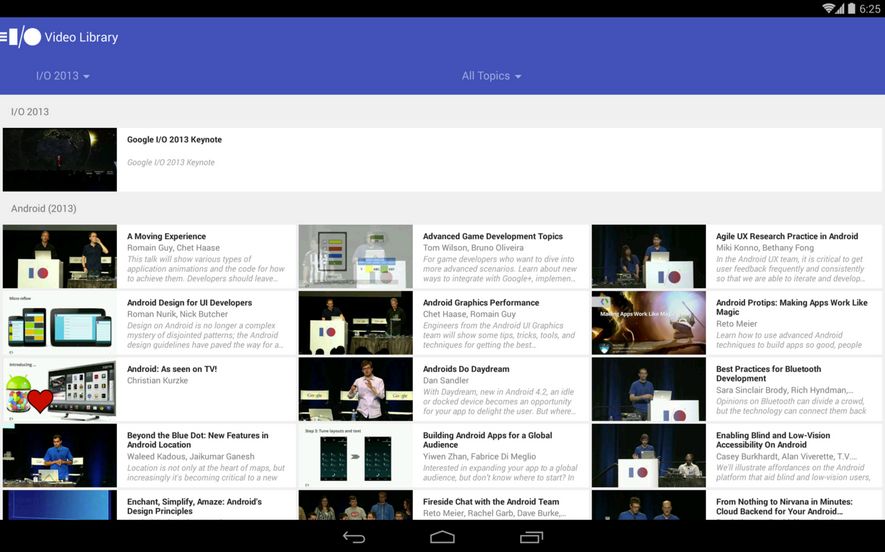Official Google I/O 2014 app now available to download
