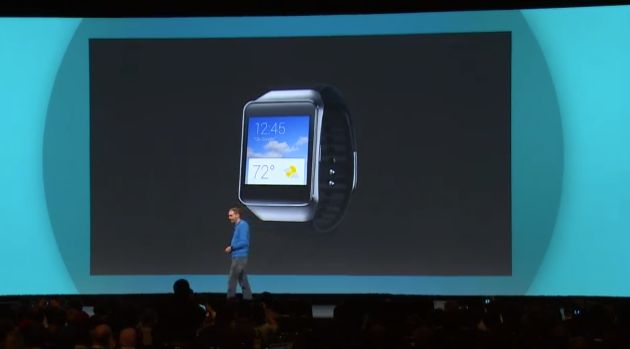 Samsung announces Gear Live smartwatch running Android Wear, available later today alongside LG G Watch