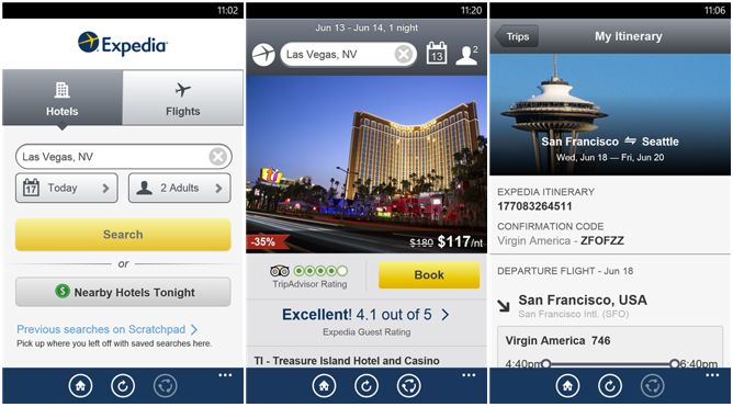 Expedia for Windows Phone 8 now available