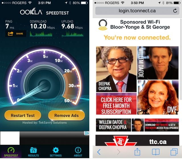 Free WiFi now live in Toronto’s St. Patrick and Museum stations