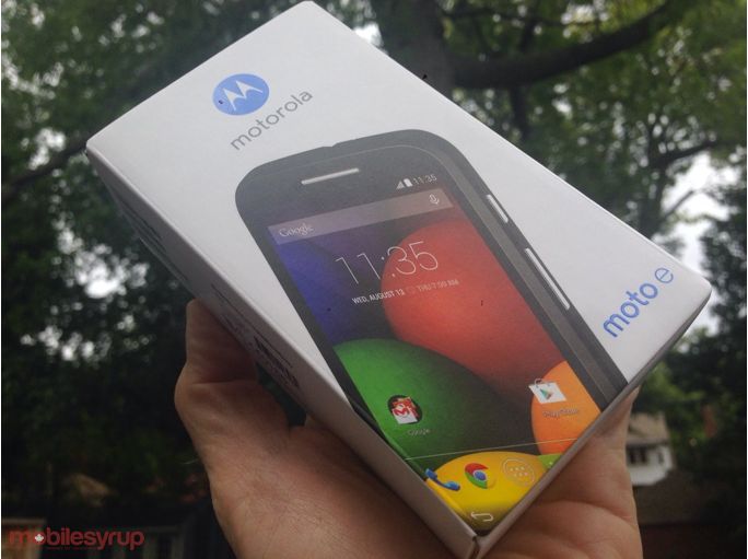 Videotron releases the Moto E