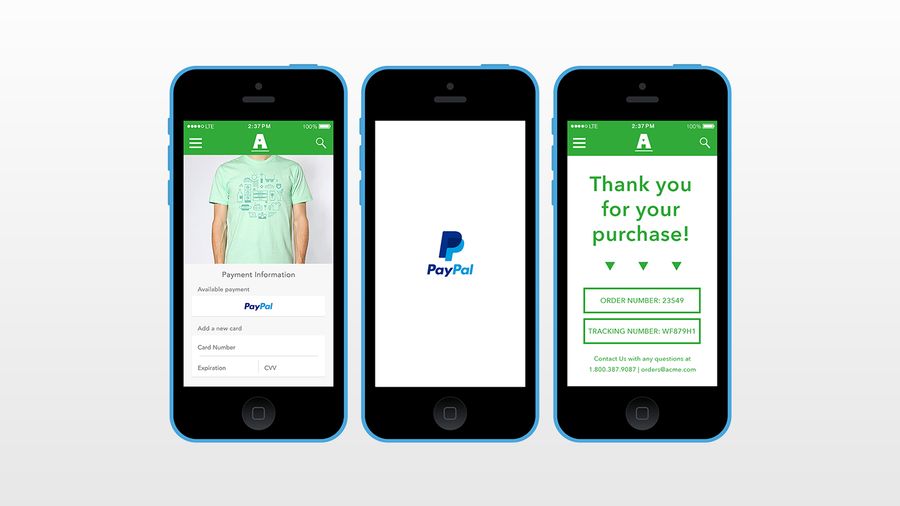 PayPal One Touch