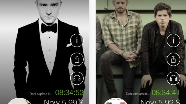 Sony Album of the Day app for iOS