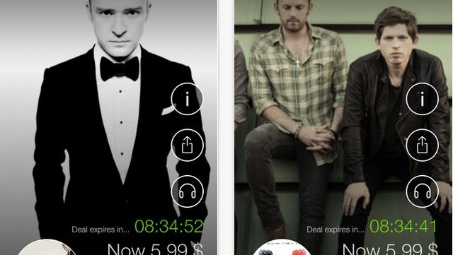 Sony Album of the Day app for iOS