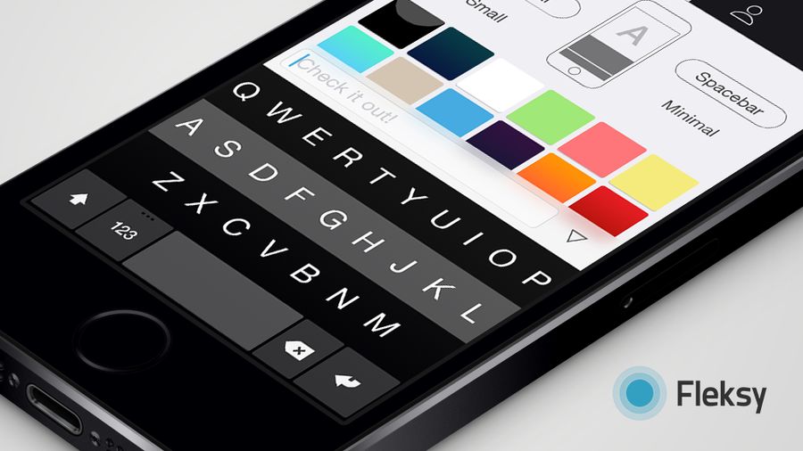Fleksy keyboard for iOS 8