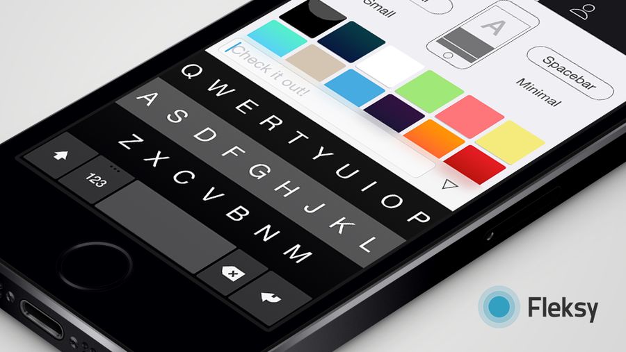 Fleksy keyboard for iOS 8
