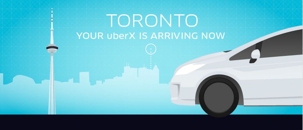 Uber launches ridesharing UberX in Toronto