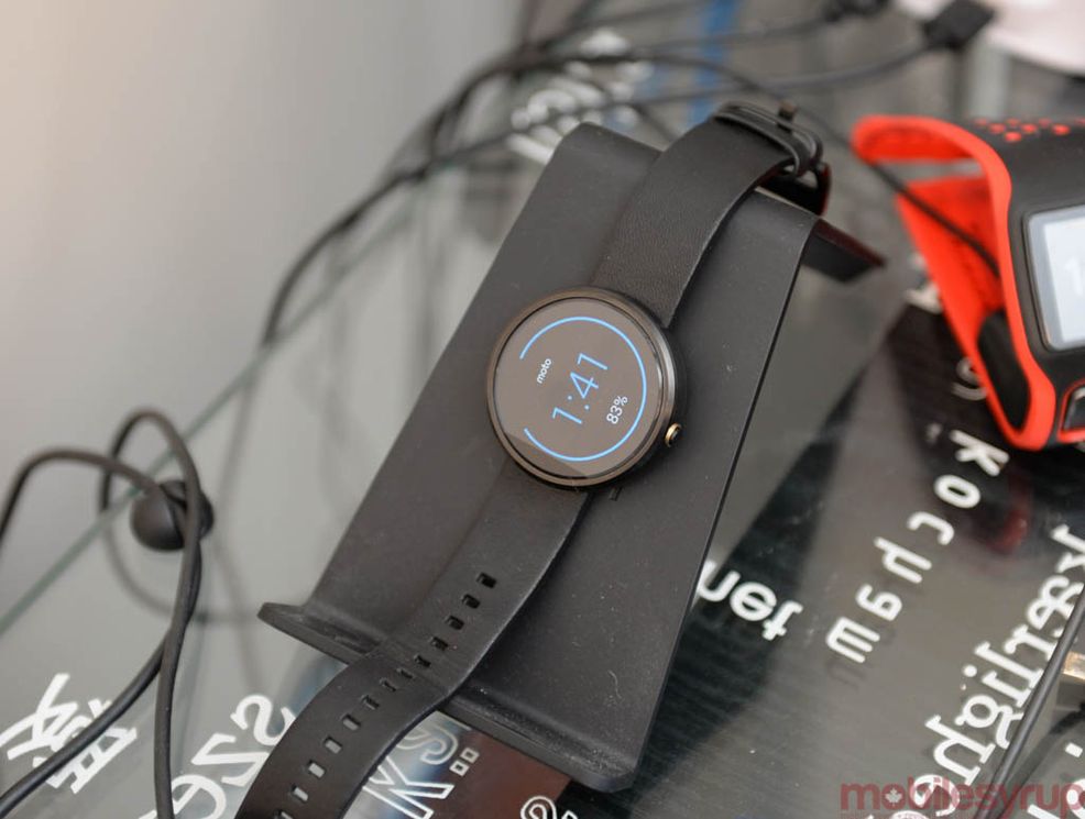 The Moto 360 works with any Qi wireless charger, but be careful