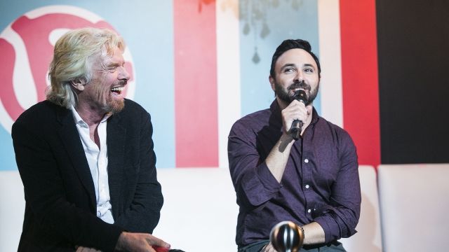 Richard Branson and Joseph Ottorino