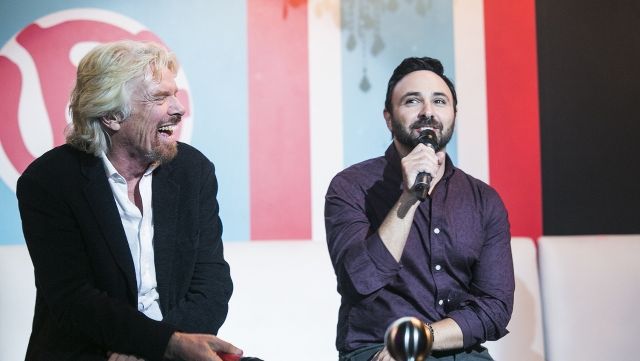 Richard Branson and Joseph Ottorino