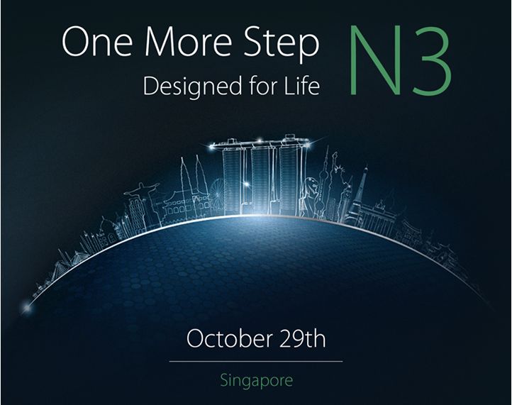 Oppo’s N3 to launch October 29th