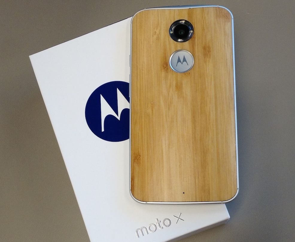 Moto X bamboo