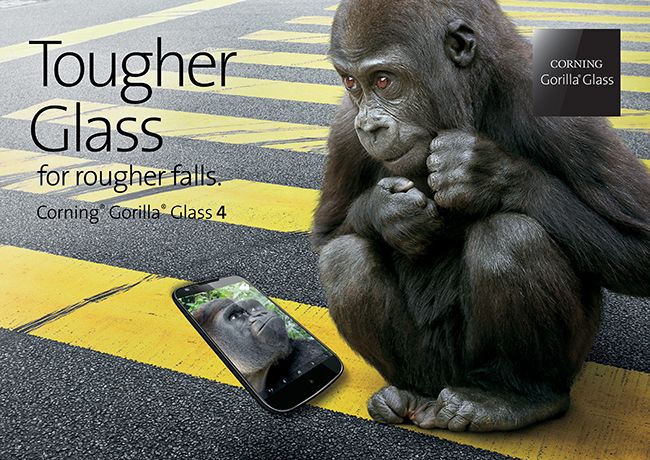 Gorilla Glass 4 is designed to protect phones from rough tumbles