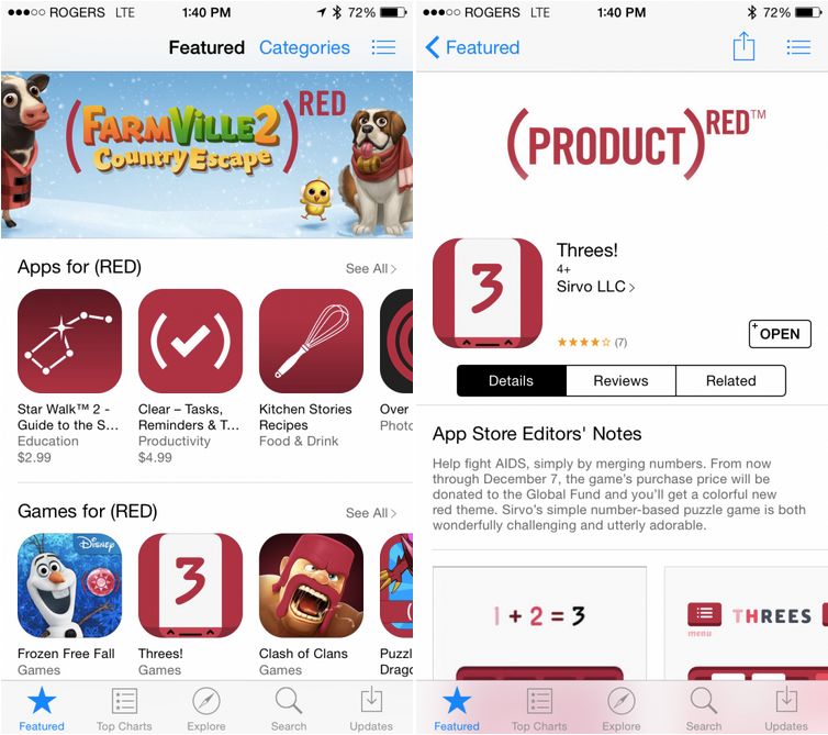 Apple partners with major app developers to raise money for World AIDS Day