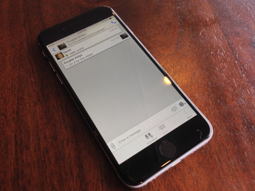 BBM for iOS