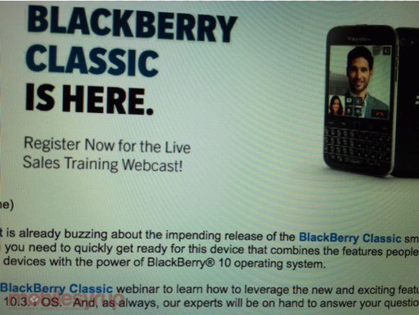 Rogers employees to start BlackBerry Classic training next week