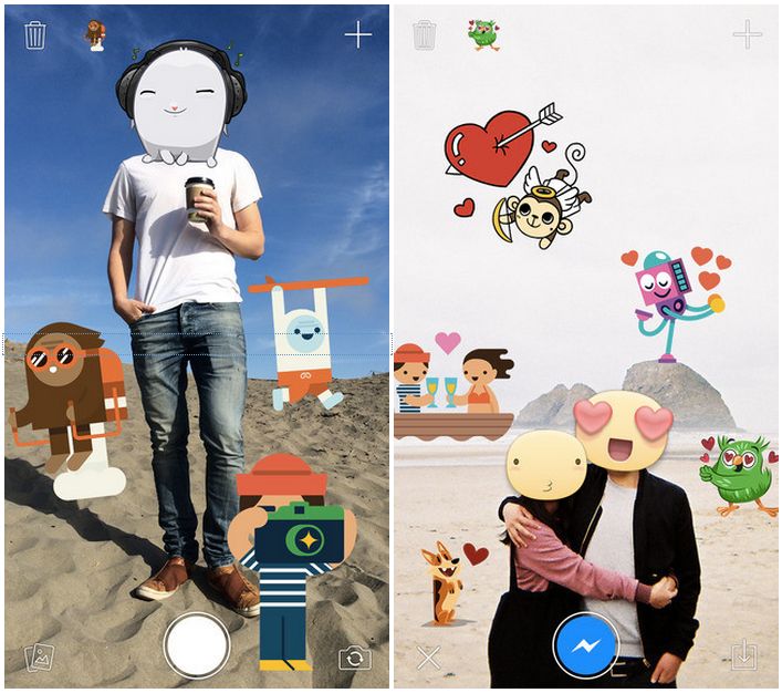 Stickered for Facebook Messenger now available on iOS