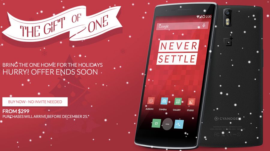 oneplus one christmas