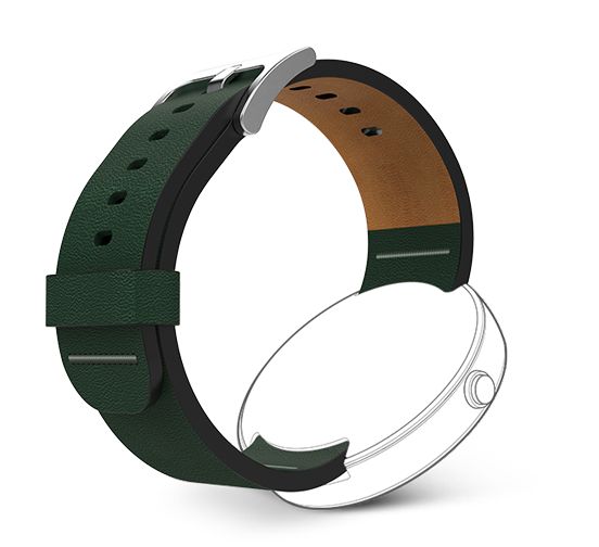 Moto 360 gets colourful leather straps from DODO