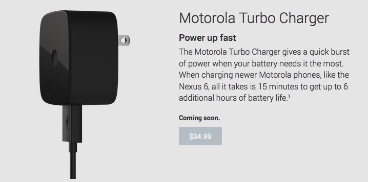 Motorola Turbo Charger coming soon to Play Store in Canada