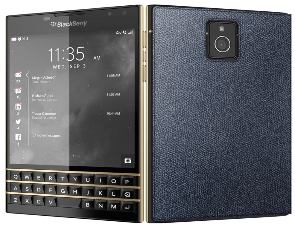 BlackBerry releases $999 Limited Edition gold and black Passport