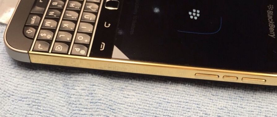 This 24kt gold-plated BlackBerry Classic costs $3,500