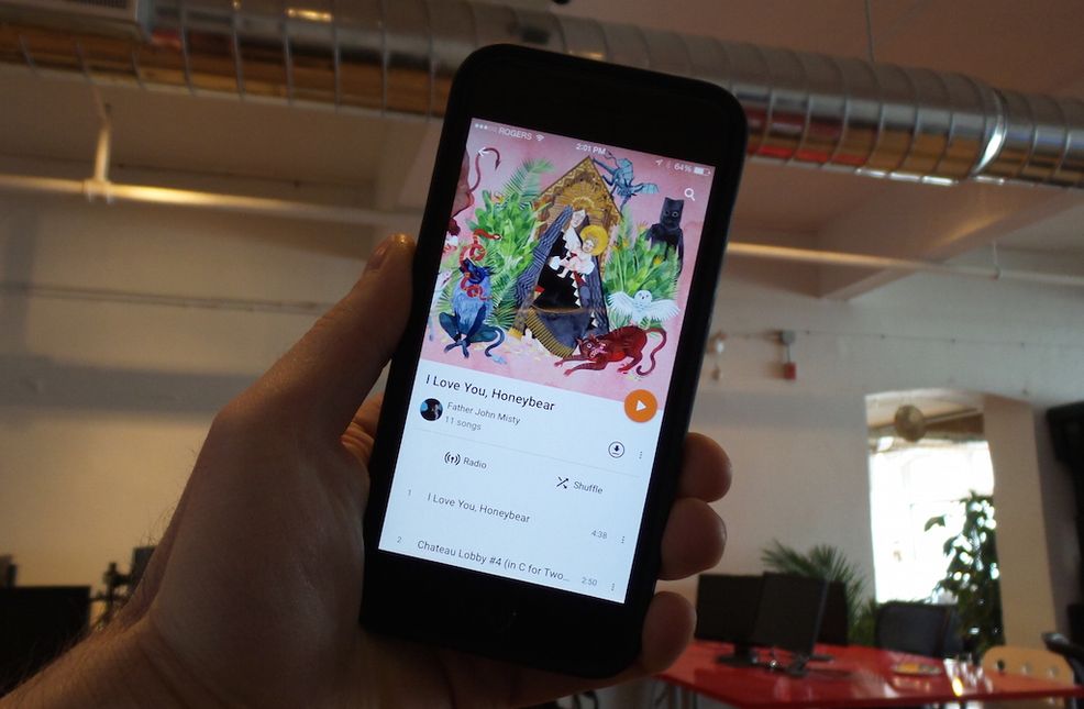 Google Play Music for iOS adds more Material Design elements, iPad support