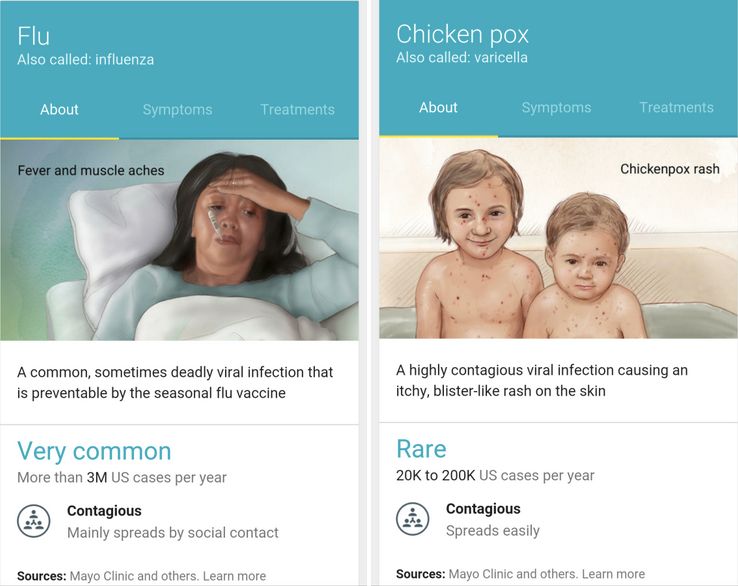 Google’s new health cards start showing up in mobile search