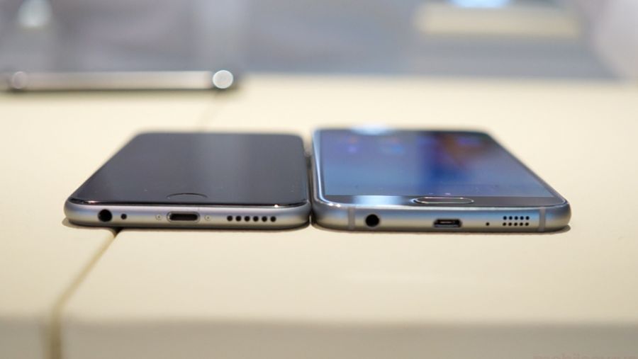 iPhone 6 and Galaxy S6